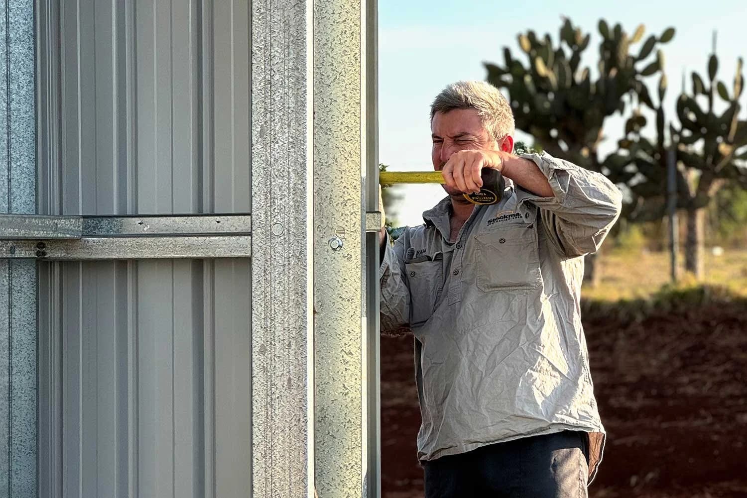 Stockman Sheds founder Ryan Ollis